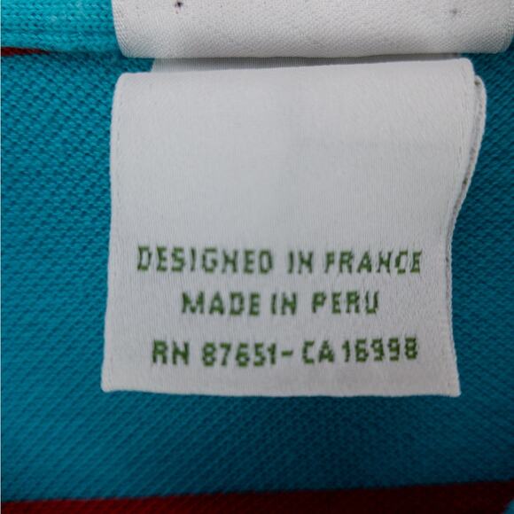 Lacoste Red Aqua Polo Shirt Men’s XL Logo Short Sleeve Regular Fit Classic Look - Picture 7 of 12